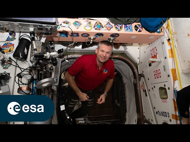 A tour of the International Space Station with Andreas Mogensen