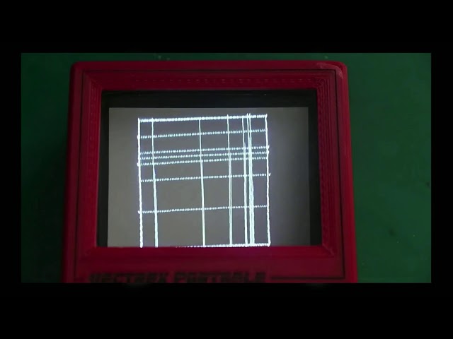 Jeroen Domburg: Building a Portable Vectrex, The Right Way