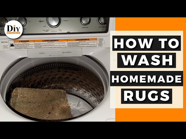 How to Wash Rugs | How to Wash Homemade Rag Rugs