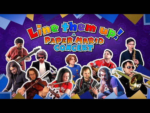 Line Them Up! A Paper Mario: The Origami King Concert