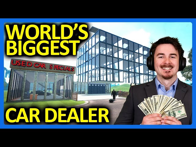 I Build The World's BIGGEST Car Dealer in Car for Sale Sim
