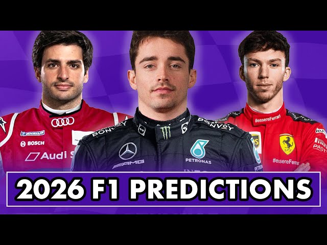 Our 2026 F1 Driver/Team PREDICTIONS