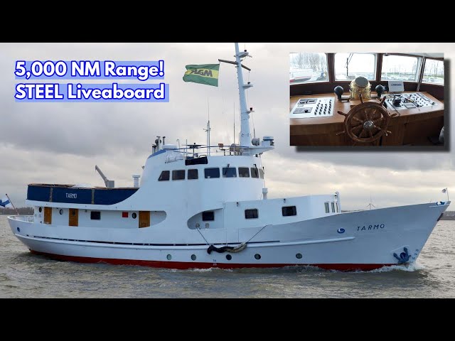 €449,000 Former EXPEDITION Ship Turned Explorer Yacht FOR SALE! | M/Y 'Tarmo'