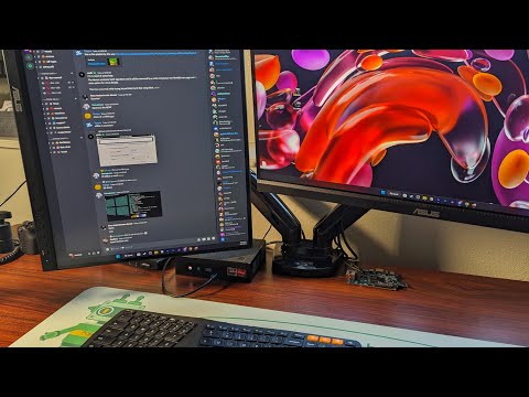 Huanou Dual Monitor Mount! (Unboxing and Setup)