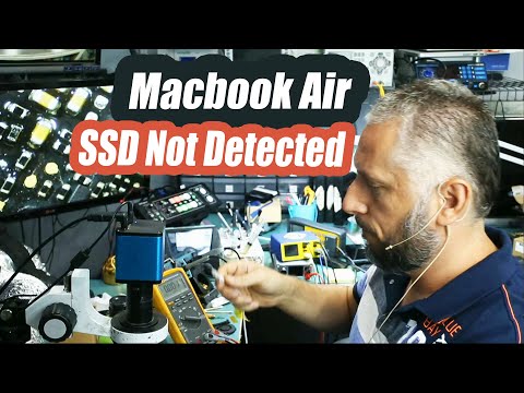 Macbook Air SSD not detected motherboard repair