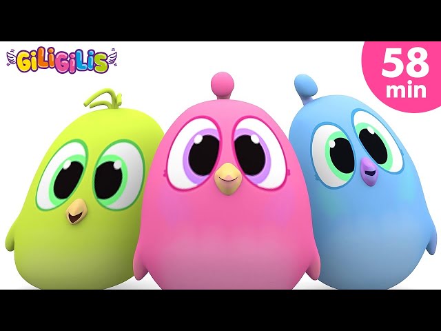 Five Little Birds | Top Best Animated Movies | Cartoons & Baby Songs