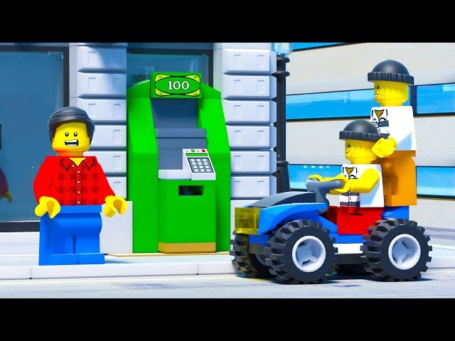LEGO ATM Bank Robbery - Police Chase