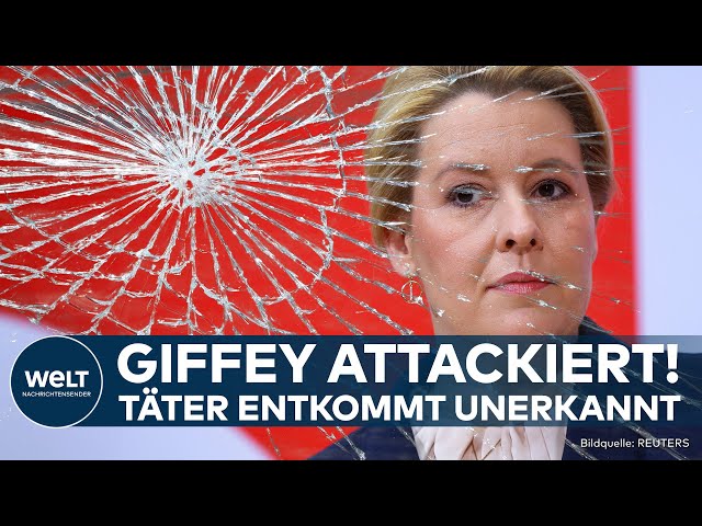 BERLIN: FRANZISKA GIFFEY bei Attacke am Kopf verletzt - Täter flieht unerkannt