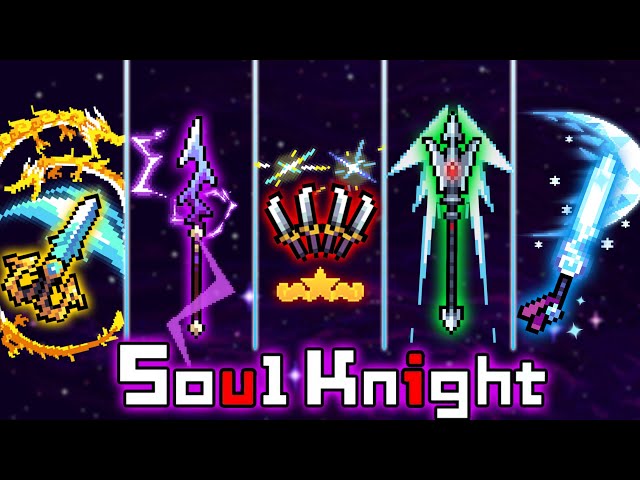 Top 5 Best Mythical Weapons in Soul Knight!