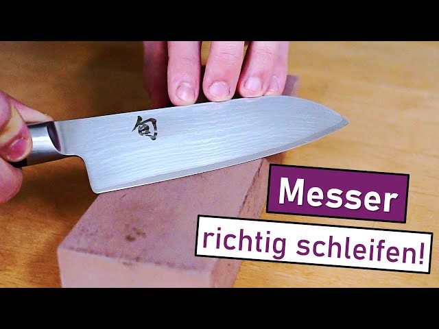Messer schärfen schnell und einfach 🔪 Küchenmesser & Gartenwerkzeug! Anleitung vom Profi👍