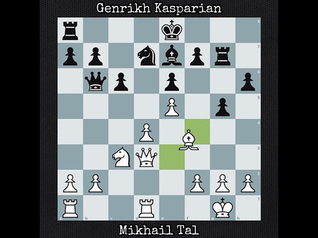Mikhail Tal vs Genrikh Kasparian | USSR Championship (1956)