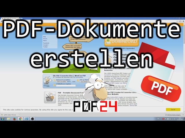 PDF Dokumente aus allen Anwendungen heraus erstellen mit dem PDF24 Creator