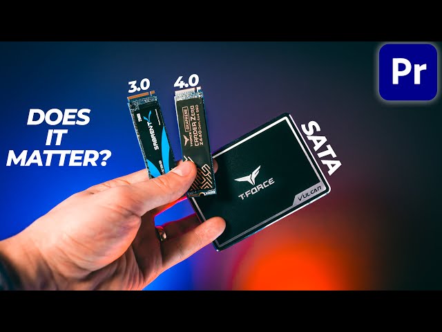 Do FASTER SSDs Make Your Editing SMOOTHER on Premiere Pro? [Bottlenecks in Premiere PRO]