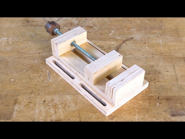 Make A Wooden Vise - Drill Press Vise