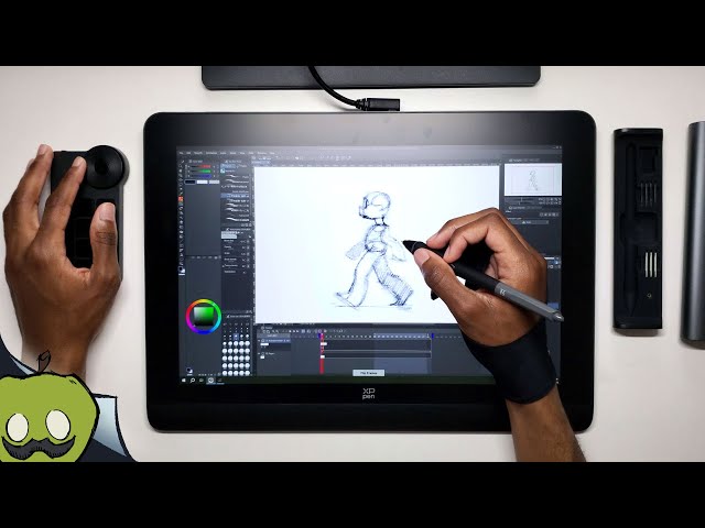 2D Animation DEMO - NEW XPPen Artist Pro 16 (Gen 2)