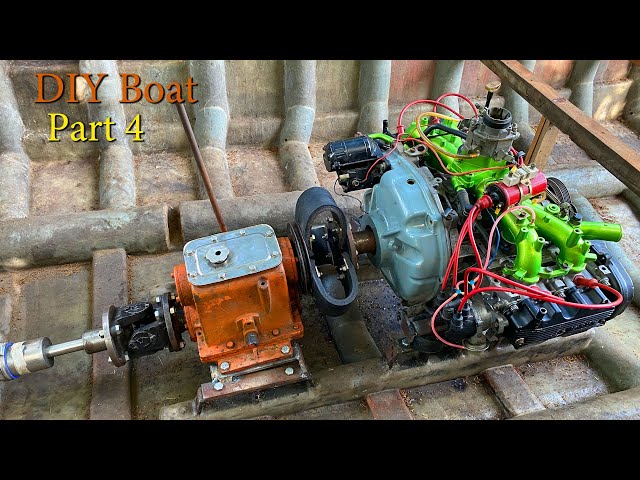 Build a yacht powered by scrap car engines