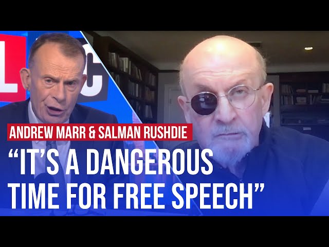 Salman Rushdie can't see 'path of justice' in Israel-Gaza conflict | LBC