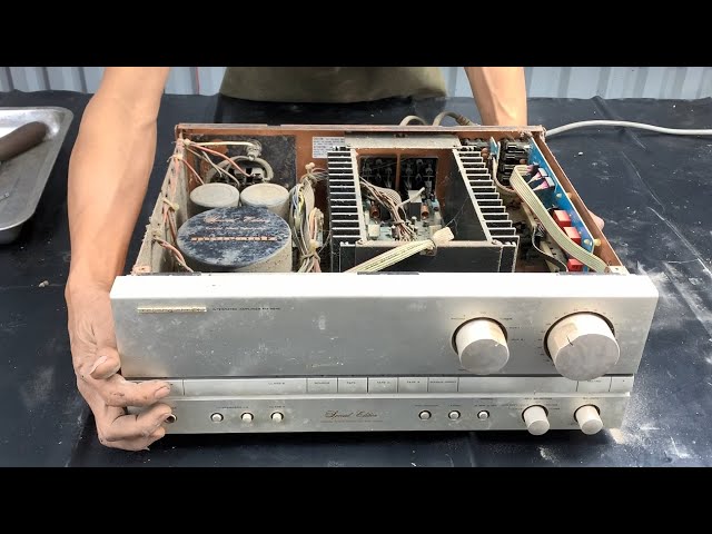 Restoration Marantz PM 88SE Special Edition Amplifier // Restore Damaged Old Amplifier 270W 60HZ