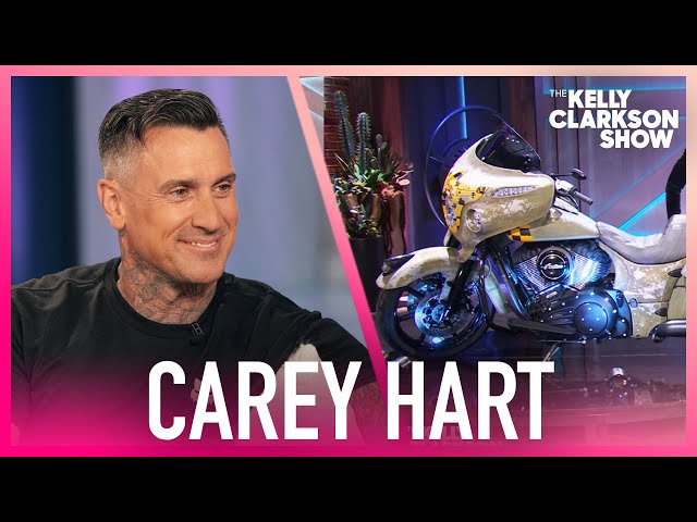 Carey Hart Raffles P!NK's Custom Motorcycle To Support Good Ride | Kelly Extra