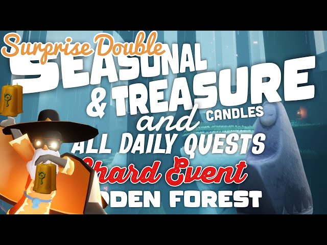 DOUBLE Season Candles, Treasure Cakes  and Daily Quests | Hidden Forest | SkyCotl | NoobMode