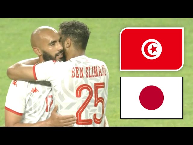 tunisie vs japon 3-0 | le résumé du match | Match amical 14-6-2022 | Tunisia vs Japan