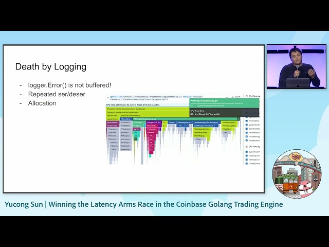 GopherCon 2023: Yucong Sun - Winning the Latency Arms Race in the Coinbase Golang Trading Engine