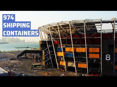 This Shipping Container Stadium Will Host The World Cup