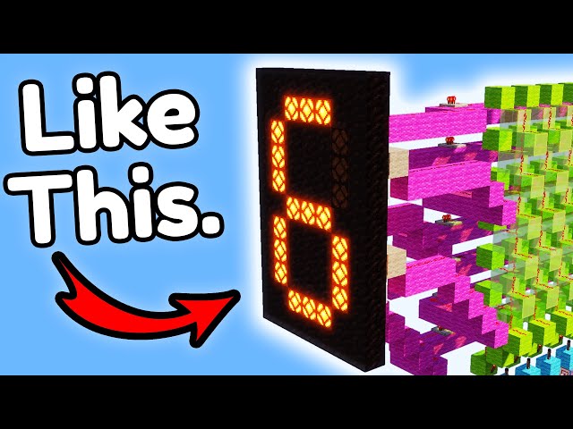 Showing Numbers With Redstone. How?!