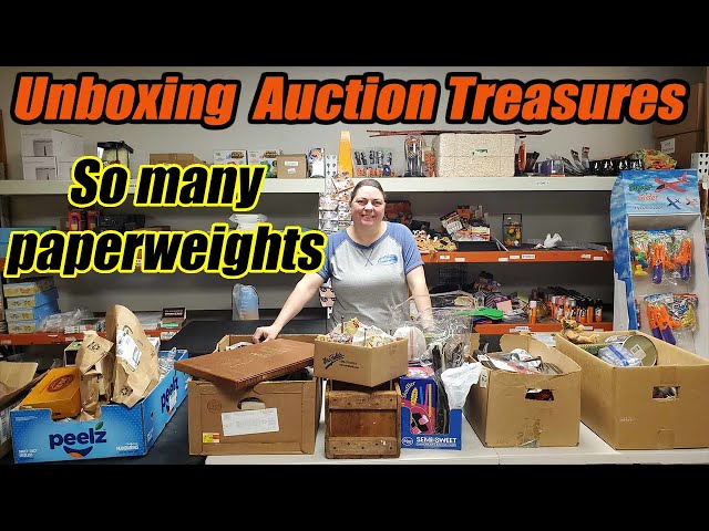 Unboxing Auction Treasures from Estate sales, Auctions, Thrift Stores and more! Check it out!