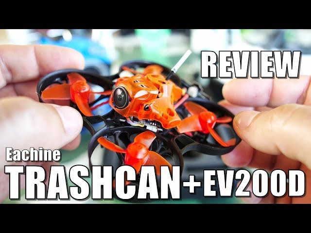 Eachine TRASHCAN 75 Review PLUS EV200D FPV Goggles - Almost a Good Brushless Mini 🤔