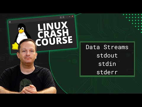 Linux Crash Course - Data Streams (stdin, stdout & stderr)