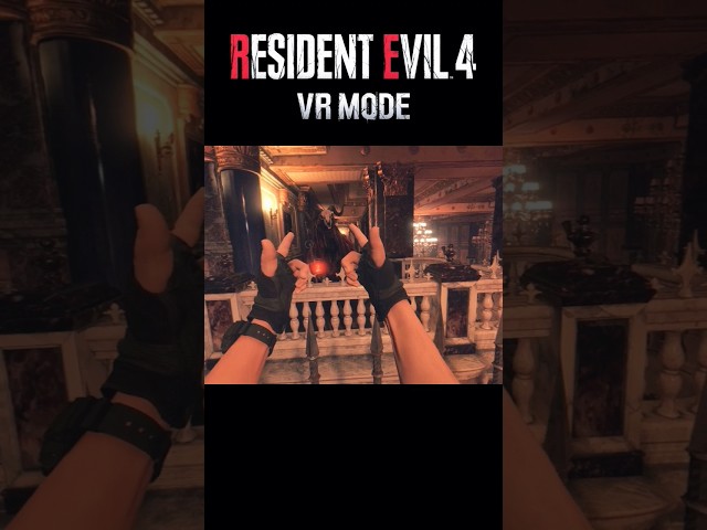 Real-time Cutscenes Are More Fun in VR - RESIDENT EVIL 4 VR Mode Gameplay #PSVR2 #residentevil