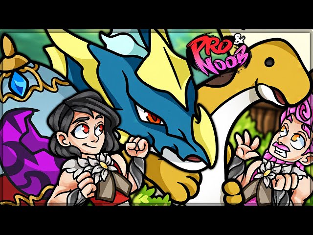 PAL BREEDING IS INSANE - Pro and Noob VS Palworld! (Pokemon With Guns is SO WEIRD)