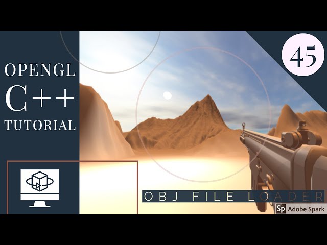 OpenGL/C++ 3D Tutorial 45 - OBJ file loader! (Load 3D Models!) | Part 1