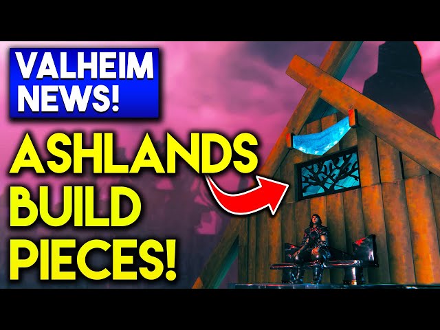 🟦 Valheim NEWS: ASHLANDS Building + Decorations!