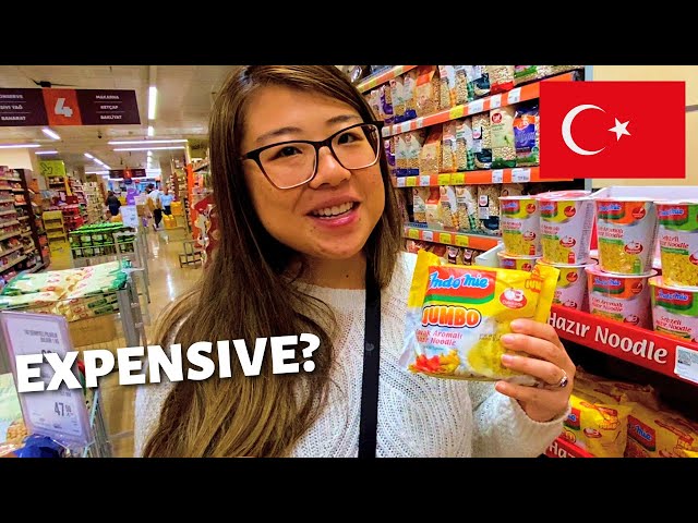 Grocery Shopping in Turkey! 🇹🇷 Supermarket Tour in Istanbul, Turkiye