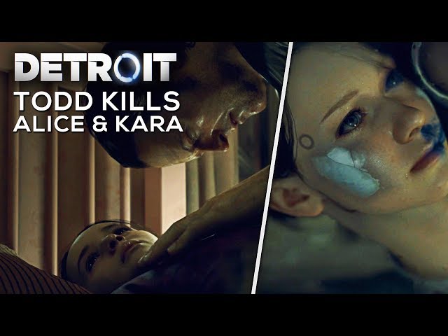 Todd Kills Alice and Kara Before they can Escape (Bad Ending) - DETROIT BECOME HUMAN