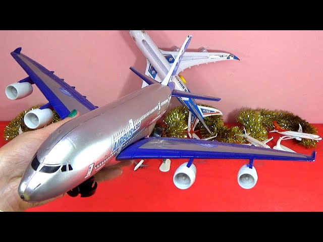 Unboxing best planes:  Airbus A350 370 380 Boeing 757 747 737  India France Thai American USA models
