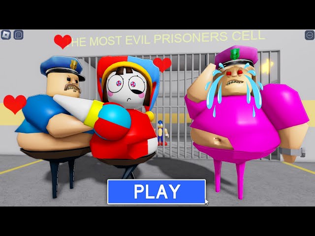 SECRET UPDATE | BARRY FALL IN LOVE WITH POMNI DIGITAL CIRCUS? OBBY ROBLOX #roblox #obby