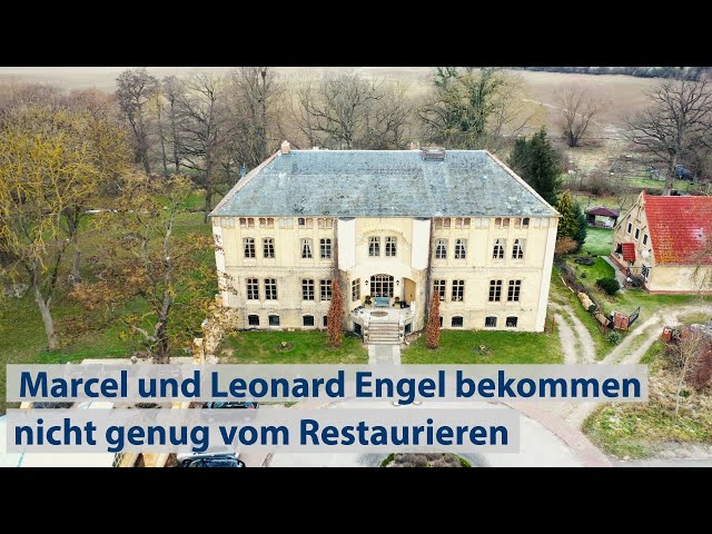 Gutshaus Thurow - Marcel und Leonard Engel bekommen nicht genug vom Restaurieren