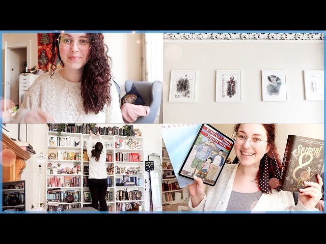 📚Finishing 5 reads, redecorating and unboxing Book Box Club - vlog | Book Roast