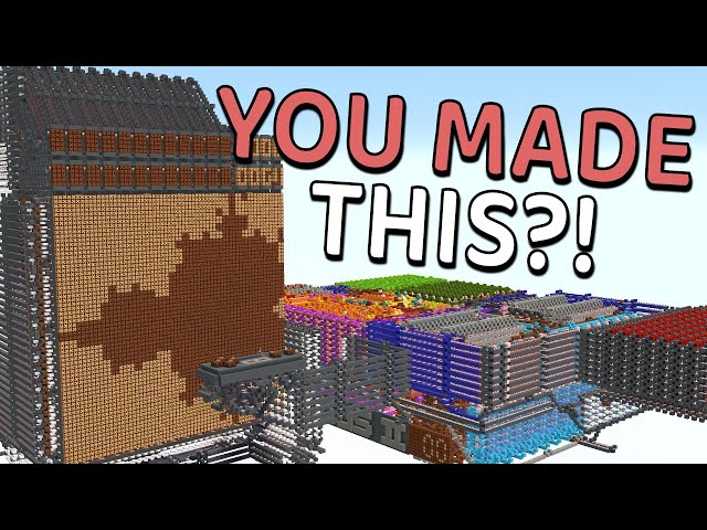 Reacting To YOUR Amazing Redstone Builds!