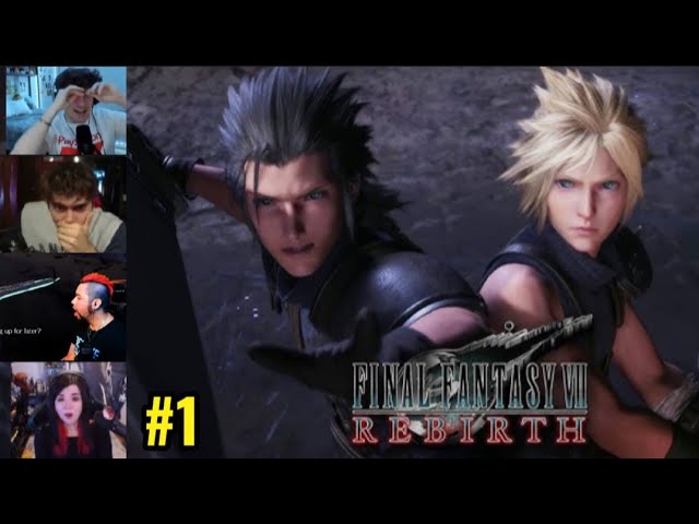 Streamers Reacting to Cloud and Zack Meeting - Final Fantasy VII Rebirth