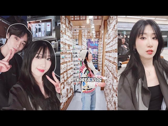 [KOREA VLOG🐇] hongdae shopping, food recs, fancy korean cafes, and busan weekend trip