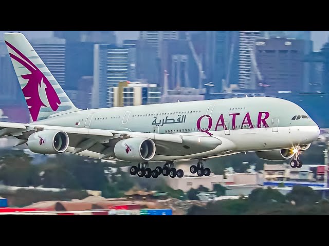 25 VERY SMOOTH AIRCRAFT LANDINGS | 747 A380 777 A350 | Sydney Airport Plane Spotting