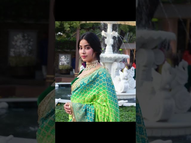 Janhvi kapoor beautiful photos in saree. Bollywood actress in saree