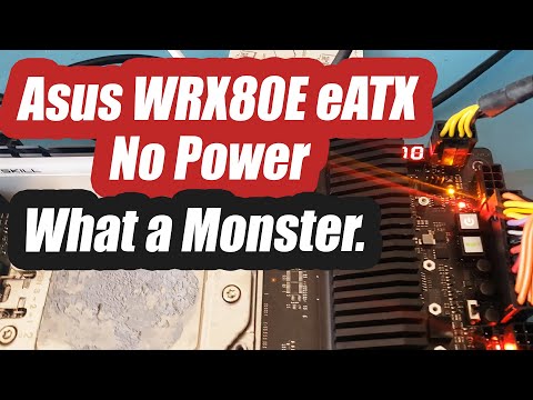 Asus WRX80E Motherboard No Power - Customer requested same day repair. Let's give it a try.