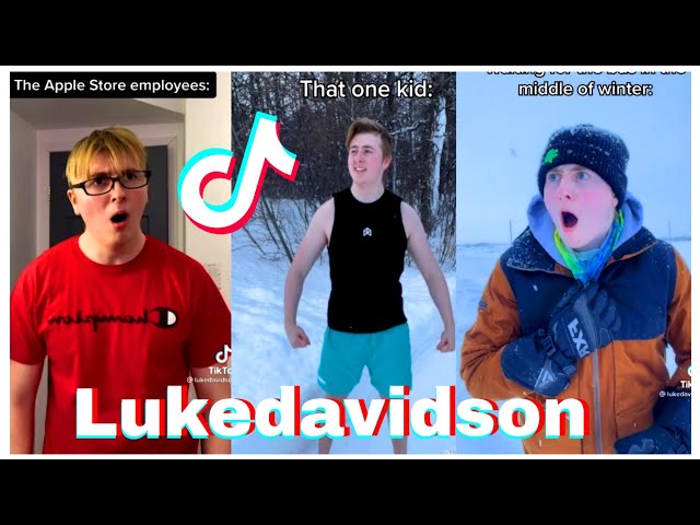 Luke Davidson new funniest tiktok compilation 2022