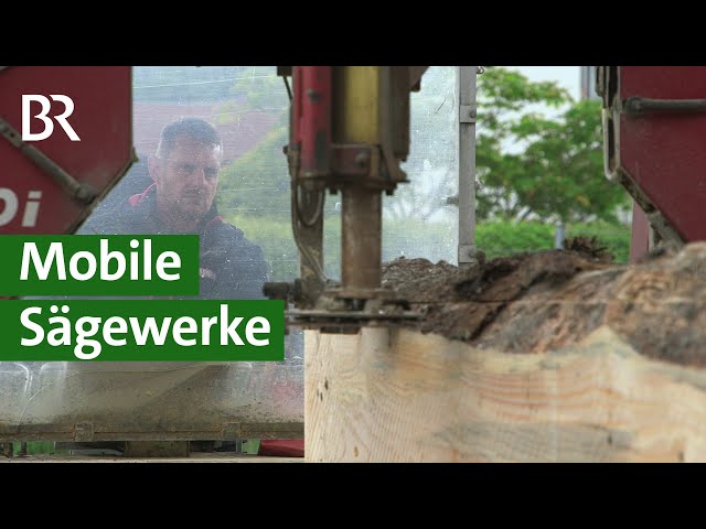 Ein Lichtblick für Waldbauern: Begehrtes Bauholz dank mobiler Sägewerke | Unser Land | BR