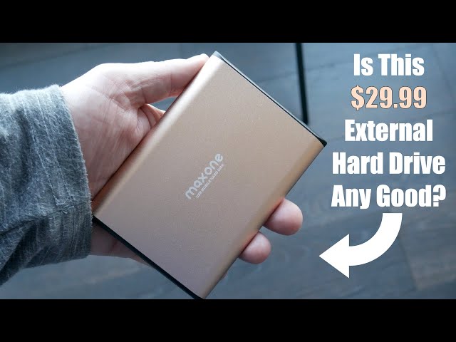 This $30 External Hard Drive Works On Both PC and Mac - Maxone SLIM series 2519